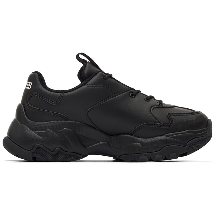 MLB Big Ball Chunky Classic Upgraded Retro Print Height Increasing Low Top Dad Shoes Unisex Sneaker Black 3ASHC104N-50BKS