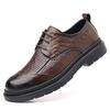 Summer hollow big head leather shoes men's British soft sole formal wear men's shoes wedding shoes men's casual shoes 2025