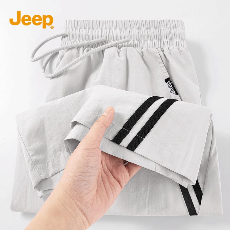 JEEP Men s 2026 Summer Casual Striped Sports Shorts XL