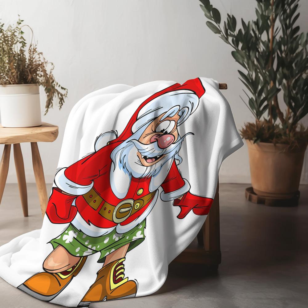 

Soft Fleece Throw Blanket Cozy Warm Plush Sherpa Blanket Decorative Bedspread Couch Cover Home Decor Gift Novelty Design 75x90cm