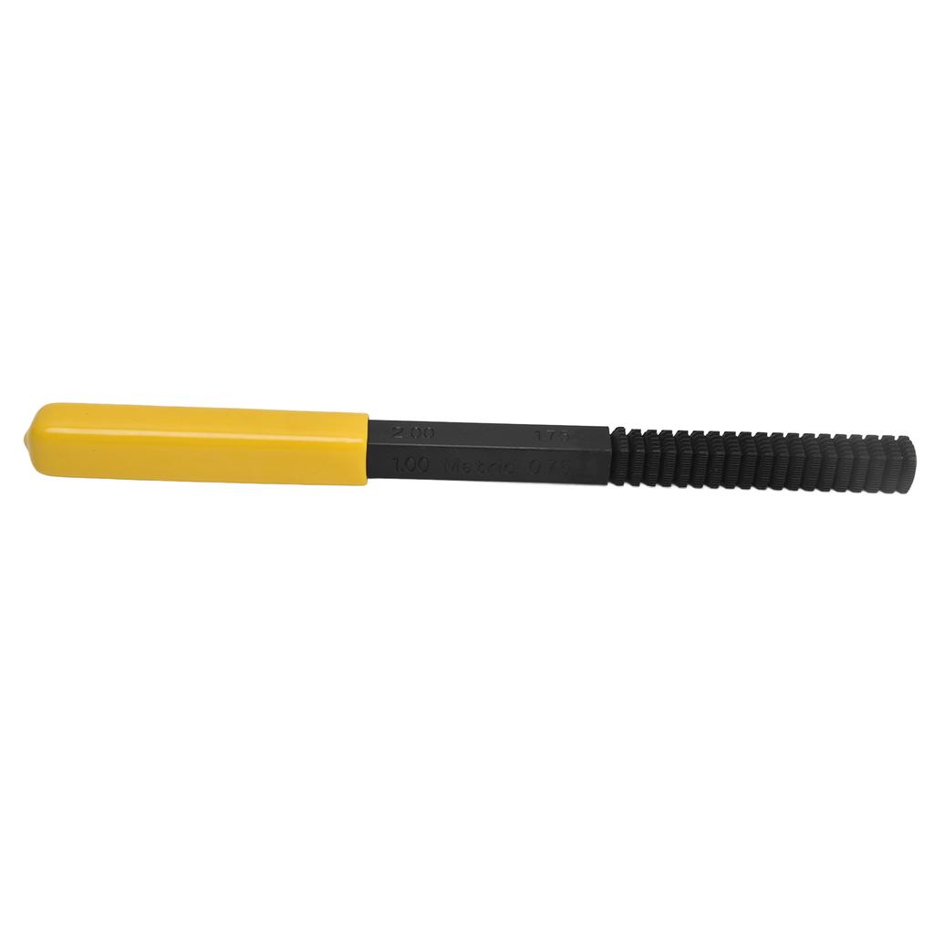 Thread File Screw Thread Restoring Tool Repair Accessory with Detachable Handle for Home Decoration
