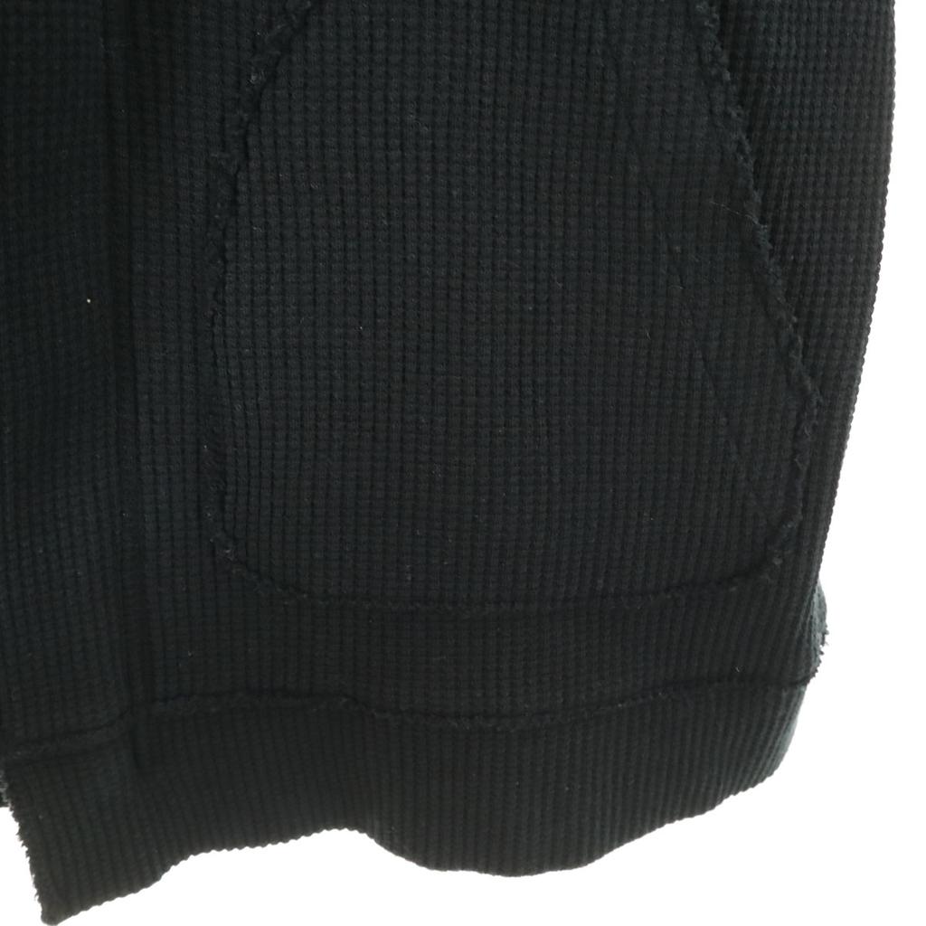 VADEL Made In Japan Long Sleeve Zip-up Hoodie Knit 48 Black Men's Used