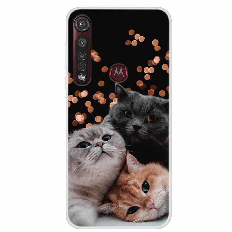 Für Motorola Moto G8 Power Hülle Stoßfest Weiches Silikon TPU Rückabdeckung Für Moto G8 Power Lite Handyhüllen Hülle G8 Plus Cartoon