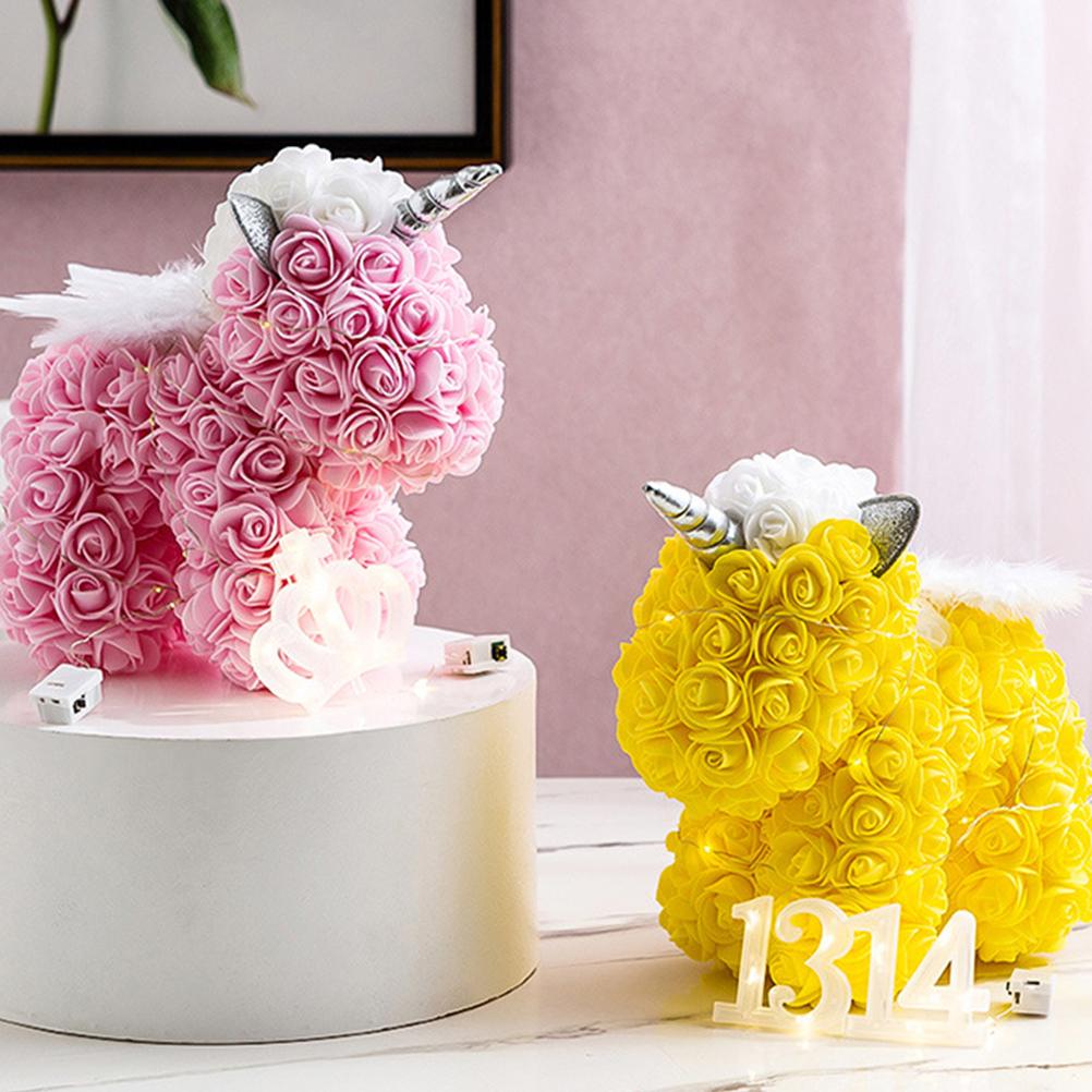 Valentinstagsgeschenk Rose, LED PE Blume, Weihnachtsdekorationen