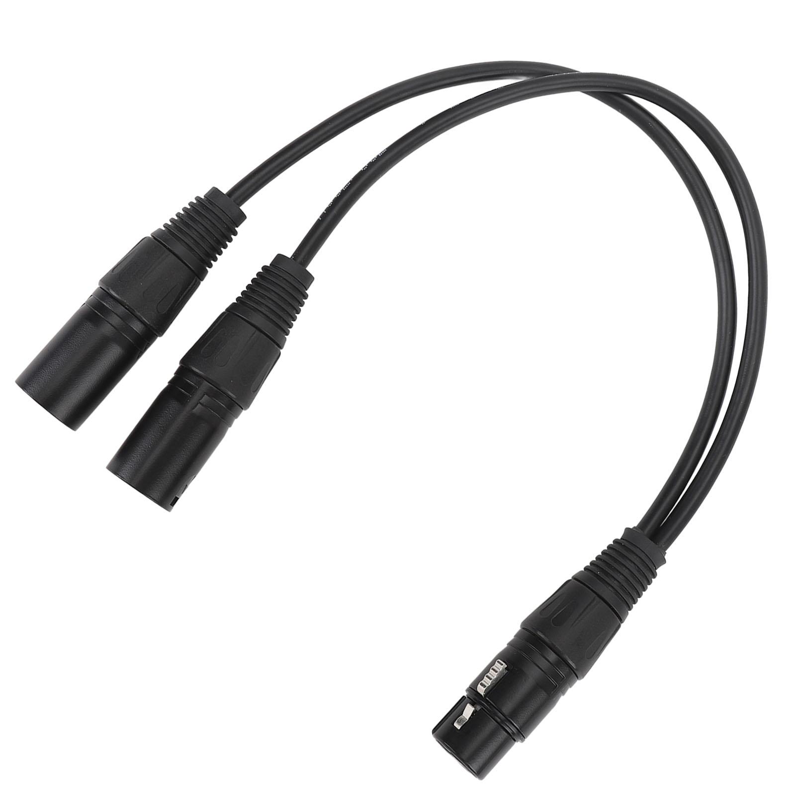 

Кабель XLR Female to Dual XLR Male, кабель-разветвитель XLR, 3-контактный соединительный Y-кабель XLR Female to Dual Male