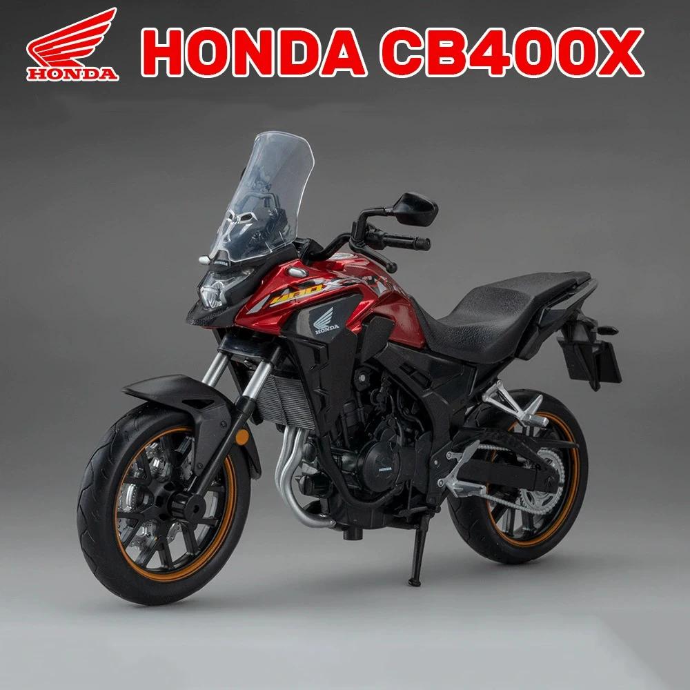 1:12 Honda Cb400x Cbr1000rr Alloy Motorcycle Model Toys Car Diecast Metal Rubber Tires Front Wheel Steering Cars Home Decoration