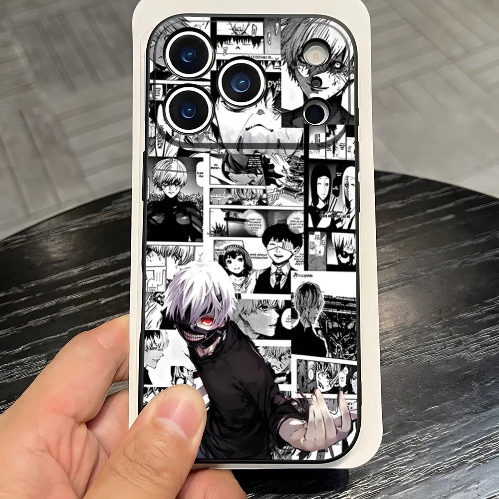 Custodia per Telefono Calda Anime Tokyo Ghoul Per IPhone 17 Pro Max 16 15 14 Pro Max 13 11 X Xs Xr 8 7Plus Copertura in Silicone