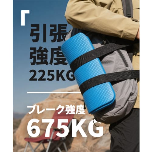 Set of 4 2m x 25mm Lashing Straps with Cam Buckles, Maximum Load Capacity 225kg, Tie-Down Straps, Cable Ties for Securing Luggage, Transporting, Packa