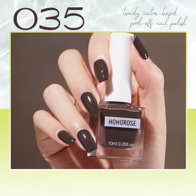 HOHOROSE Oja nouă pe bază de apă Uscare rapidă Fără coacere Lacrimă Albire Nail Art