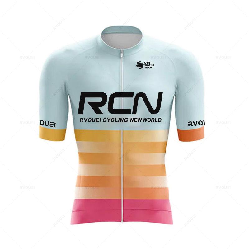 Rcn Summer Men's Clothing Cycling Shorts Mtb Cycle Jersey Complete Male Uniform Road Jacket Pants Gel Bicycle Suit Sports Set
