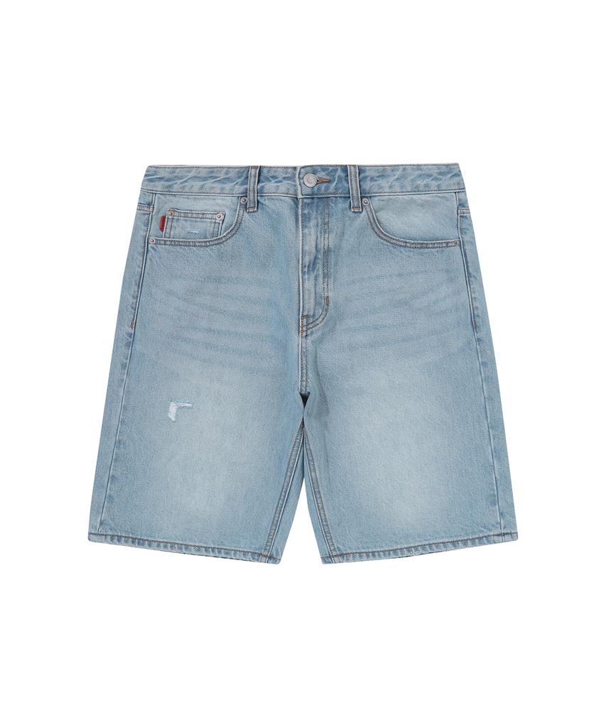 Syupeodeulai Vintage Denim Shorts Light Indigo Sdmlhap60Lid