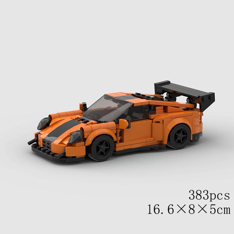 MOC City Speed Sport Racing Car Model Building Blocks Convertible Super Race Bricks Rally Vehicle Toy Technical Christmas Gift
