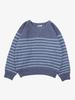 Ousa Striped Raglan V-Neck Knit
