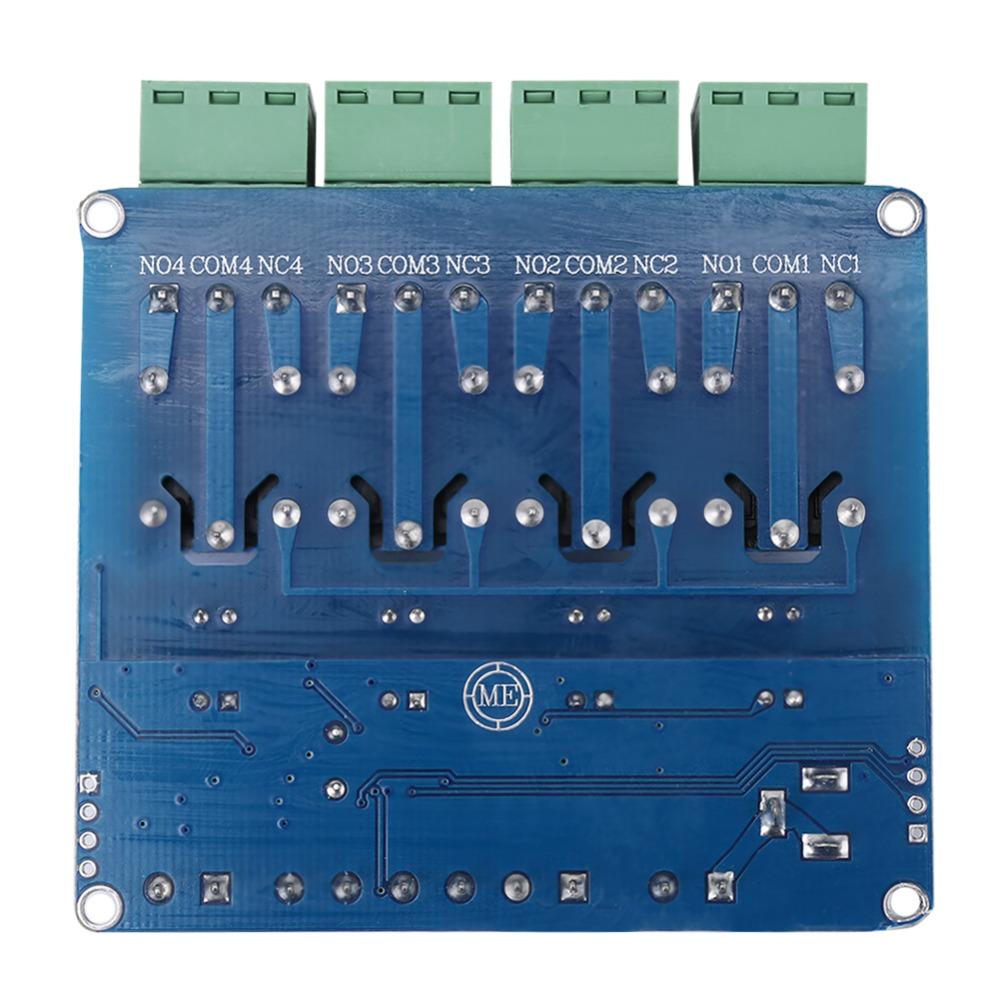 DC 12V Relay STM8S103F3 Microcontroller 4 Channel Relay Low Power Relay Board  DIY Electronics