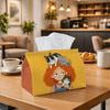 1pc Cute Illustration Modern Tissue Box Multifunctional, Cat Character Suitable for Home, Parties, And Car Decoration. This Decorative Tissue Paper Or