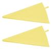 2Pcs Silicone Icing Piping Pastry Bags Smooth Interior Easy Squeeze Reusable Cream Bag Cupcake Decorating Baking Tools