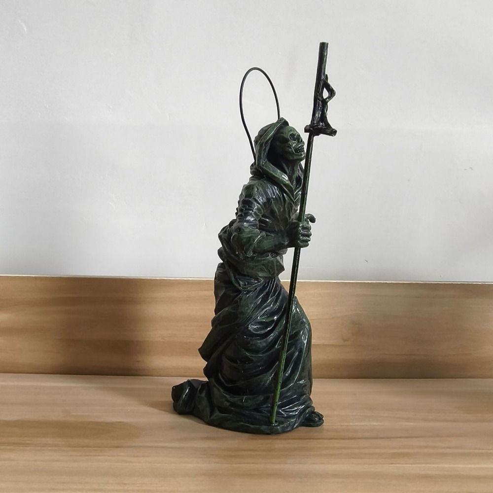 1 Set Crafts Black Skeleton Sculpture Handmade Resin Skeleton Ornaments  Party