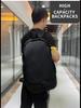 Men's Large Casual Backpack - Outdoor, Double-Duty, Logo Print, Laptop/Travel/School Bag