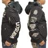 Reversible Nylon Jacket X Boa Jacket Bone Motorcycle Biker Outerwear [Vanson] NVJK-2306 MA-1 Men's (L)