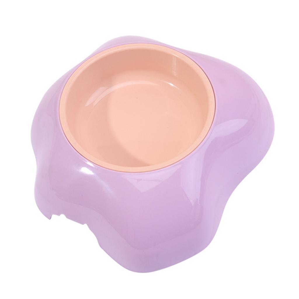 Egg Yolk Shape Dog Bowl Large Capacity Pet Feeding Bowl Cat Dog Food Drinking Bowl Candy Color Feeding Bowl Washable