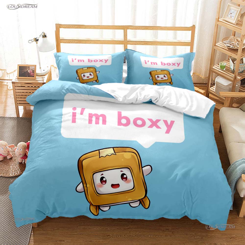 Box Cartoon Casal All Season Duvet Cover Comforter Bedding Sets Soft Quilt Cover And Pillowcases Boys Single/Double/Queen/King