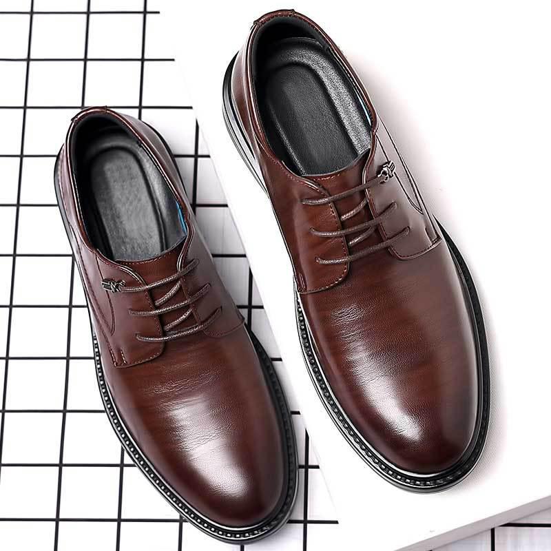 Men's Soft Leather Formal Shoes - Casual, Business, Wedding & Groomsman Styles