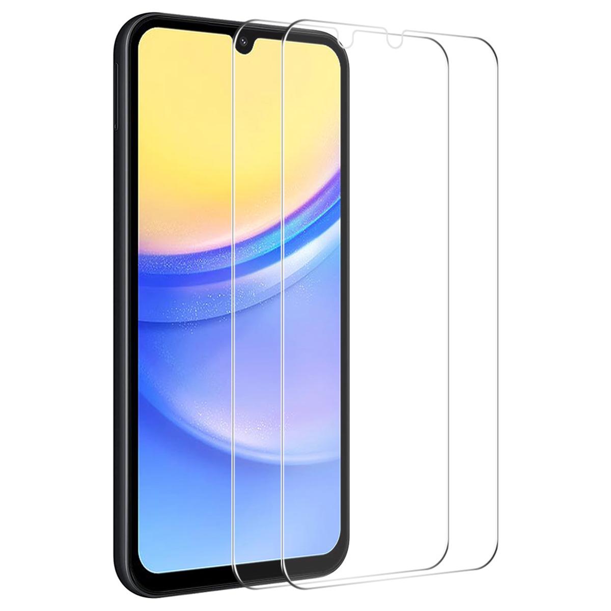 

ENKAY HAT PRINCE 2 шт. Для Samsung Galaxy A15 4G/5G Високоалюмінієво-силікатне скло 0.26 мм Ультратонка плівка Type A