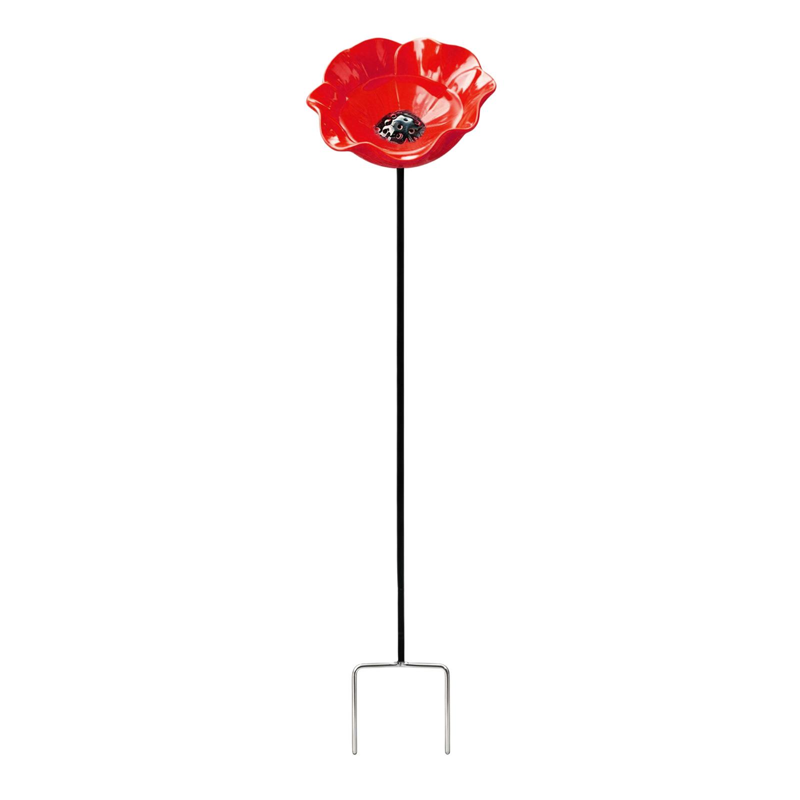 Creative Portable Bee Water Feeder Flower Drinking Fountain Holder Bee Watering Station Bird Bath Stand Household Garden Stake