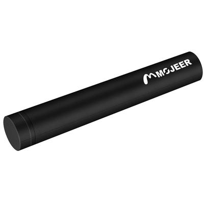 Bastão de Alongamento MOJEER, Bastão de Exercício, Bastão de Yoga, 87cm, Capacidade de Peso 130kg, Rolo para Escápulas, Relaxante Muscular, Rolo de Espuma, YJZ (Preto, 87cm)