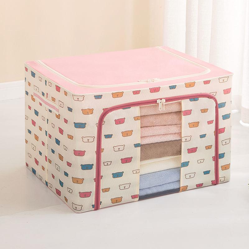 Large Quilt Storage Bag Dust-proof Wardrobe Quilt Clothes Organizer Household Blanket Zipper Sorting Bags Moving Bag Storage Box