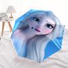 Frozen Queen Elsa Automatic Open/CloseUmbrella-CuteUmbrella with Cute Design, Portable 3-Fold Compact Umbrella for Men & Women, Valentine's