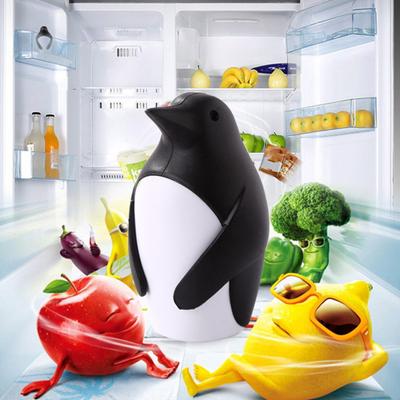 Auslaufsichere, kompakte, praktische Kühlschrank-Deodorant-Aktivkohlebox in Pinguinform, Geruchsabsorberbox