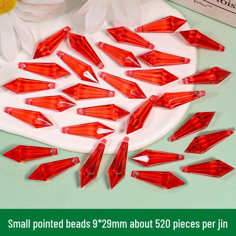 Acrylic Crystal Bead Pendant - Decorative Hanging Ornament for DIY Curtains