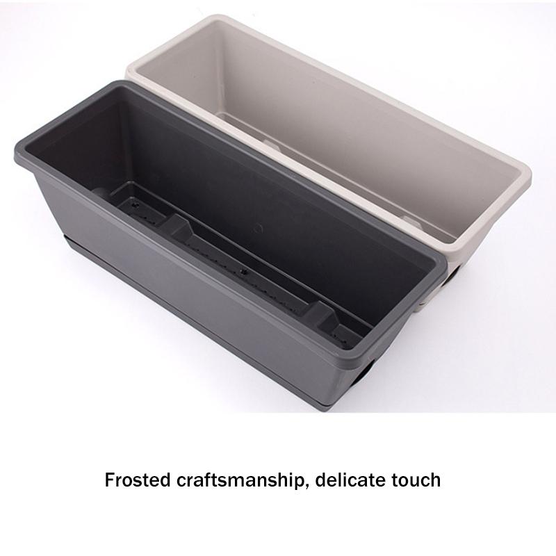 Self-Absorbing Flower Pot Indoor Vegetable Growing Pot With Base Drainage Hole And Absorbent Rope Plants Cuttings Pot For Home