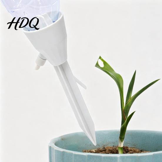 Garden Bed Drip System Flower Waterer Adjustable Self Watering Stakes Hands-Free Easy Install Plant Irrigator Solution for Indoor Outdoor Plants