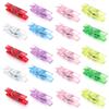 20pcs Colorful Plastic Sewing Clip Mini Photo Clips Spring Hanging Clip Pegs For DIY Wedding Party Wall Home Decor Photo Clamps
