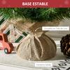 Small Artificial Christmas Tree, 60cm Tall, with 70 Branches, Fabric Base, Realistic Mini Christmas Tree for Indoor Use, Green