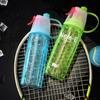 600ML Sports Spray Water Bottle Cooling Spray Cup Portable Outdoor Drinkware Large Capacity Fitness Travel Climbing Supplies
