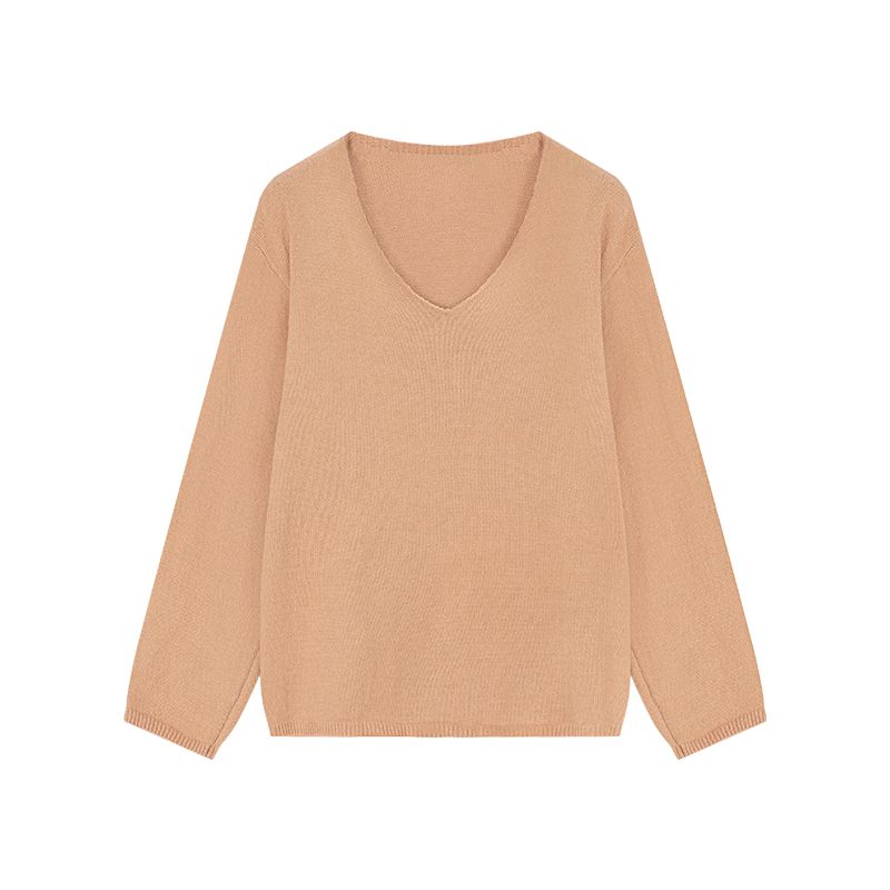 

Костюм Кумикуми Женский Свободный Мягкий Вязаный Свитер с V-образным Вырезом Осенняя Юбка с Цветочным Принтом Комплект из Двух Предметов V Neck Sweater One size