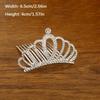 Sparkling Rhinestone Hair Comb Alloy Material Princess Hair Comb Children Tiara Crown  Parties