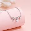 925 Sterling Silver Gypsy Necklace Light Luxury Water Drop Strength Chain Niche Exquisite Premium Sense Ins Clavicle Chain