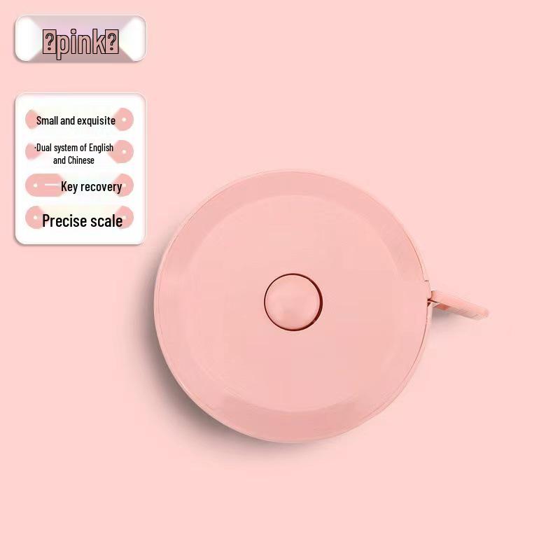 Compact Leather Tape Measure - Multi-functional Retractable Soft Ruler for Body Measurements, Waist & Chest Circumference, Precision Mini Tool