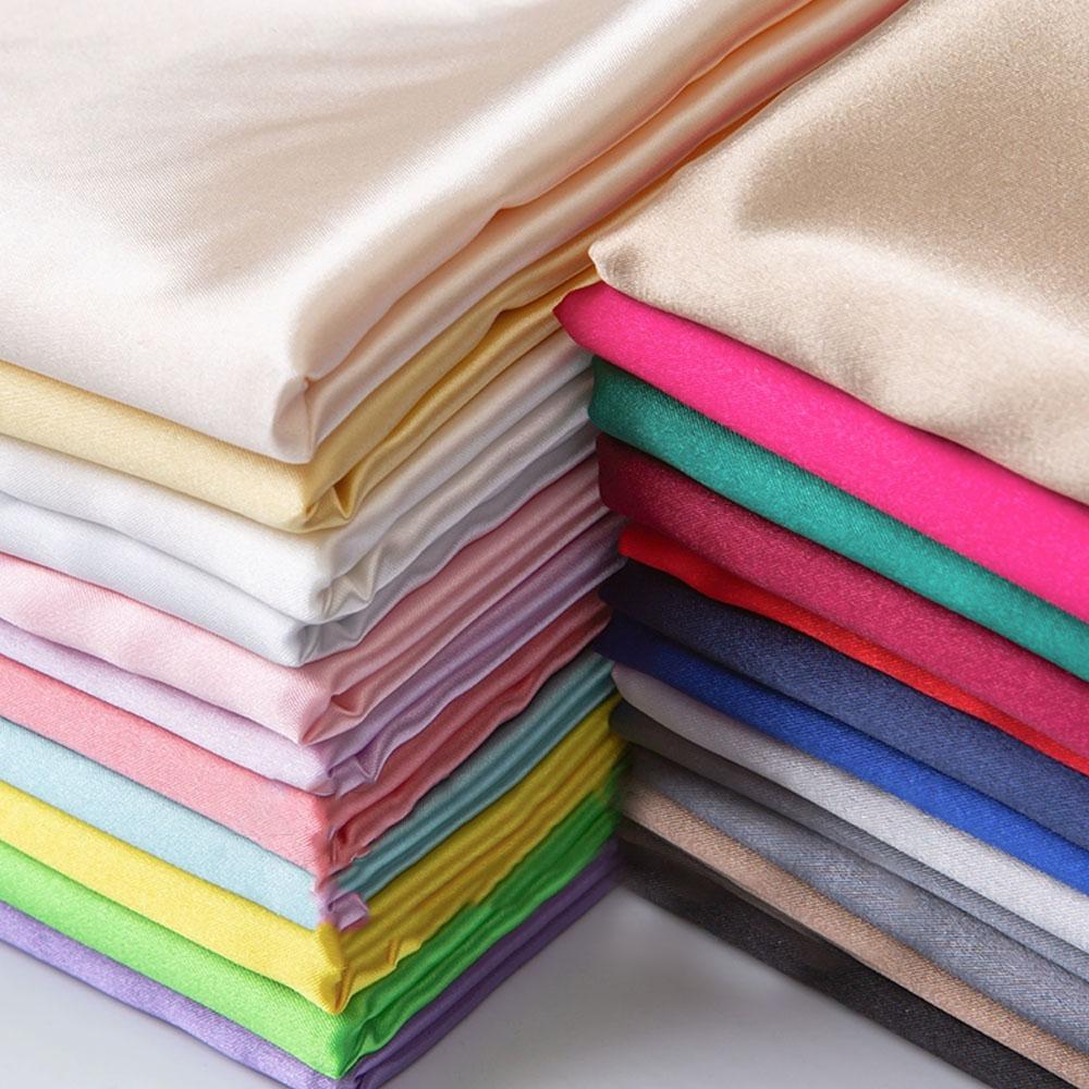 High Drape 150cm Wide Silky Satin Fabric for Dress Lining & Wedding Party Backdrop Soft Bridal Costume Sewing Material By Meter