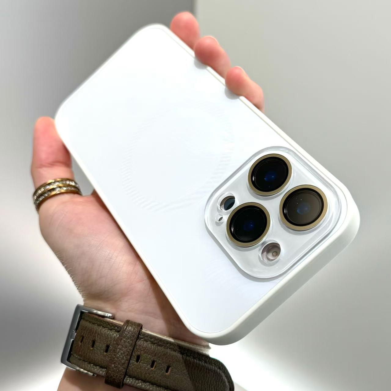 

Magnetic iPhone 17 Pro Max Case with Lens Film, Skin-feel, Drop-proof Protection iPhone 15 Pro Max
