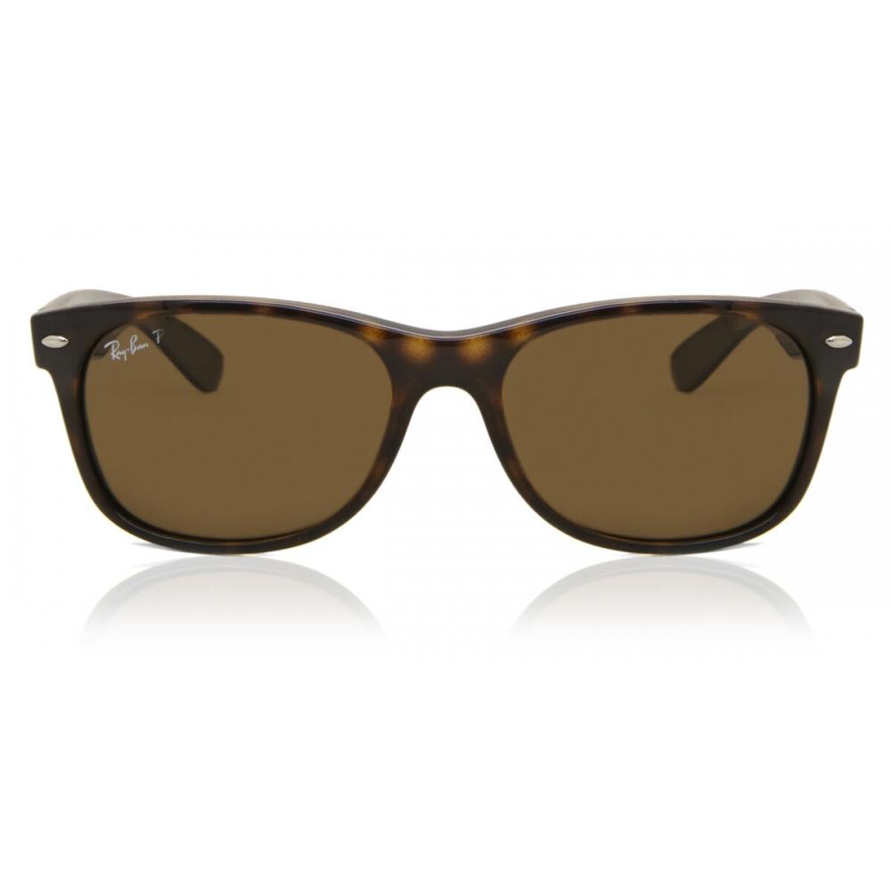 Ray Ban Rb2132 New Wayfarer Polarized 902 57 Unisex Sunglasses