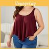 Tank Camisole Top Summer Women Fashion Loose Camisole Plus Size Top