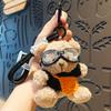 Cartoon Curly Teddy Bear Bag Pendant Creative Mobile Phone Case Accessories Accessories Doll Doll Bag Charm