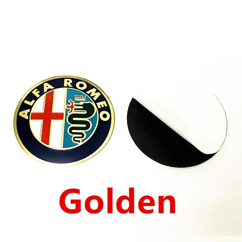 Car Stickers For Alfa Romeo 4pcs 40mm 50mm 56mm Car Wheel Hub Logo Sticker Rim Center Caps Cover Badge Decal ForAlfa Romeo 147 1