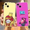 Cute F-Fall Game Guys Phone Case For 15 Pro Max Iphone 17 14 Plus 11 12 13 16 Plus X XR XS SE Transparent Cover
