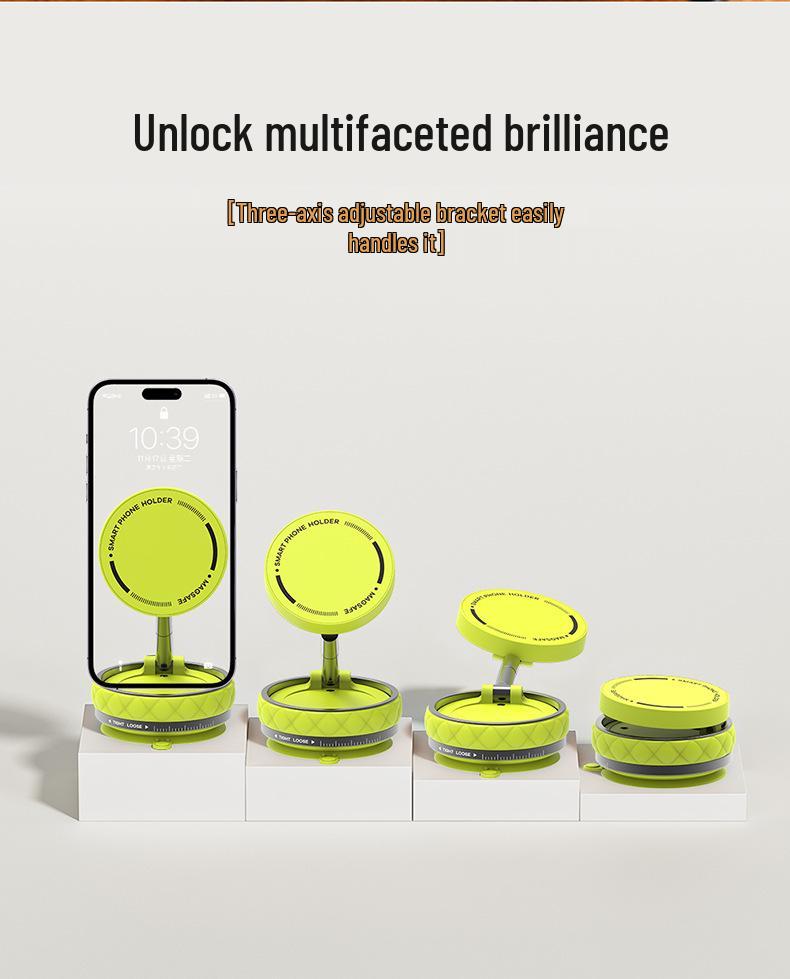 Foldable Magnetic Suction Car Mount & Desktop Phone Holder